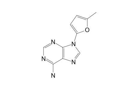 9-(5-Methyl-2-furyl)-adenine