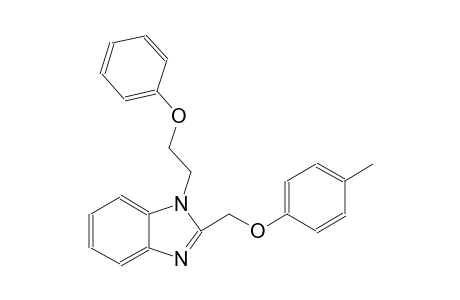 1H-1,3-Benzimidazole, 2-[(4-methylphenoxy)methyl]-1-(2-phenoxyethyl)-