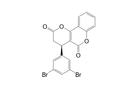 4-(3,5-DIBROMOPHENYL)-3,4,5,6-TETRAHYDRONAPHTHO-[1,2-B]-PYRAN-2-(H),5-DIONE