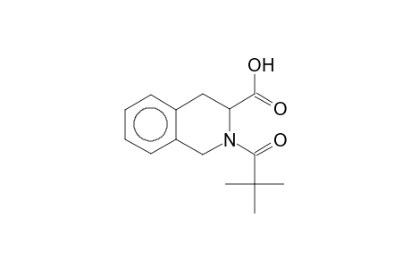 2-(2,2-dimethyl-1-oxopropyl)-3,4-dihydro-1H-isoquinoline-3-carboxylic acid