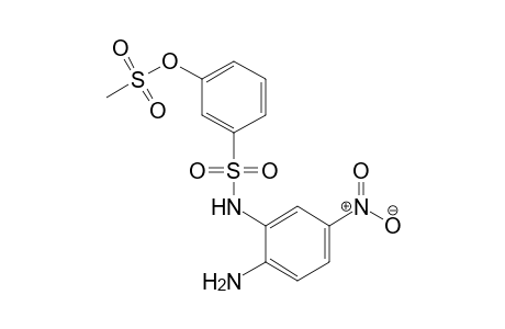 Benzenesulfonamide, N-(2-amino-5-nitrophenyl)-3-[(methylsulfonyl)oxy]-