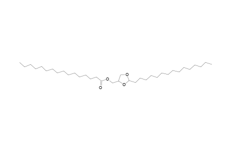 Hexadecanoic acid, (2-pentadecyl-1,3-dioxolan-4-yl)methyl ester