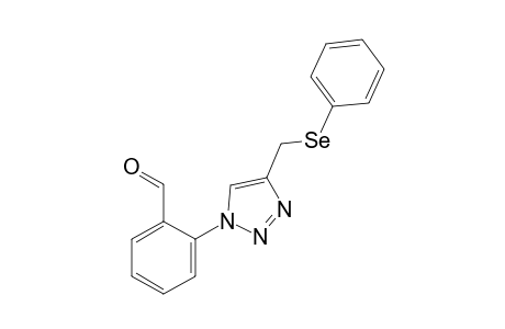 2-(4-((phenylselanyl)methyl)-1H-1,2,3-triazol-1-yl)benzaldehyde