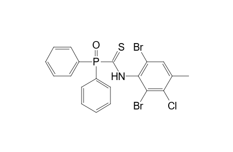3'-chloro-2',6'-dibromo-1-(diphenylphosphinyl)thio-p-formotoluidide
