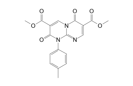 3,7-Dimethoxycarbonyl-1-p-tolyl-1H-pyrimido[1,2-a]pyrimidine-2,6-dione