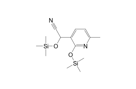 2-(6-Methyl-2-trimethylsilyloxy-3-pyridinyl)-2-trimethylsilyloxyacetonitrile