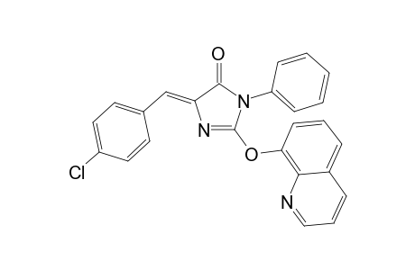 5-(4-Chlorobenzylidene)-3-(phenyl)-2-(8-quinolinoxy)-4H-imidazolin-4-one