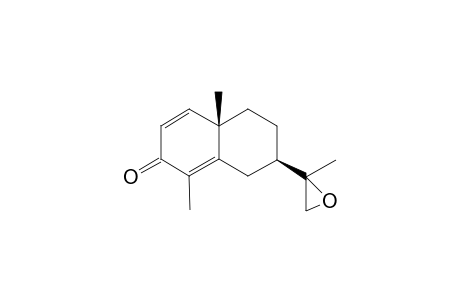 (4aS,7R)-1,4a-dimethyl-7-(2-methyl-2-oxiranyl)-5,6,7,8-tetrahydronaphthalen-2-one