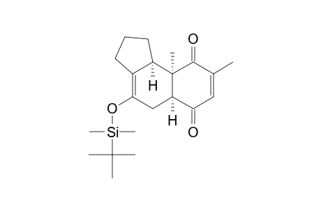 (5a.alpha.,9a.alpha.,9b.alpha.)-4-[(1,1-Dimethylethyl)dimethylsiloxy]-2,3,5,5a,9a,9b-hexahydro-8,9a-dimethyl-1H-benz[e]indene-6,9-dione