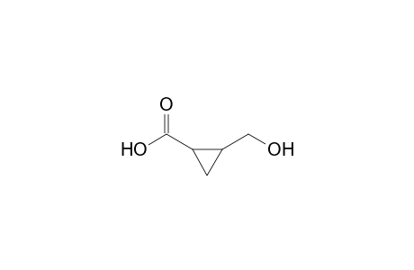 2-(hydroxymethyl)-1-cyclopropanecarboxylic acid
