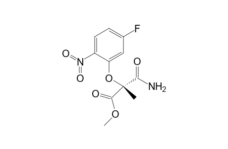 (R)-(-)-Methyl 2-carbomyl-2-(5-fluoro-2-nitrophenyloxy)propanoate