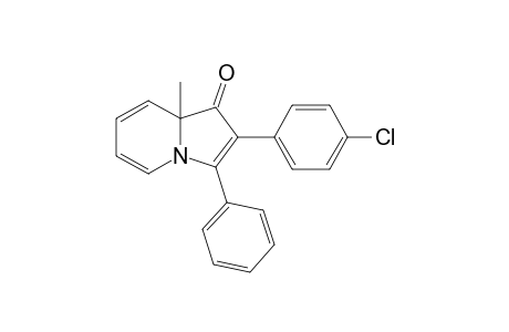 2-(4-Chlorophenyl)-8a-methyl-3-phenylindolizin-1(8aH)-one