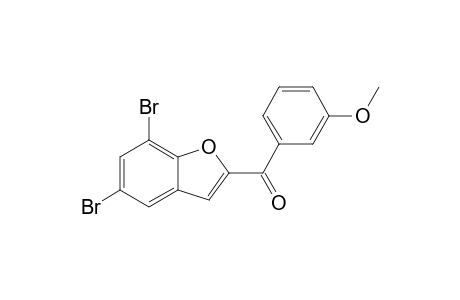 (5,7-dibromo-1-benzofuran-2-yl)-(3-methoxyphenyl)methanone