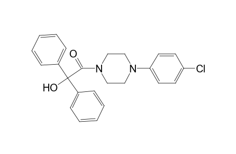 1-[4-(4-chloro-phenyl)-piperazin-1-yl]-2-hydroxy-2,2-diphenyl-ethanone