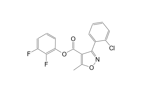 4-isoxazolecarboxylic acid, 3-(2-chlorophenyl)-5-methyl-, 2,3-difluorophenyl ester
