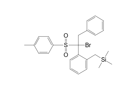 [2-(1-bromo-2-phenyl-1-tosyl-ethyl)benzyl]-trimethyl-silane