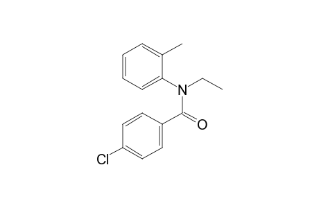 4-Chloro-N-ethyl-N-(2-methylphenyl)benzamide