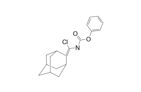 N-(2-adamantylidene-chloro-methyl)carbamic acid phenyl ester