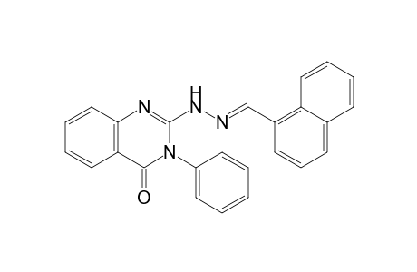 1-Naphthaldehyde N-(3-phenyl-4-oxoquinazolin-2-yl)-hydrazone