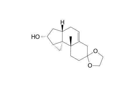 7,7-Ethylenedioxy-9a-methyl-1,1a,2,3,3a,4,6,7,8,9-decahydro-9aH-cyclopropa[c]benz[e]inden-2-ol