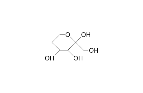 5-Deoxy-D-fructopyranose