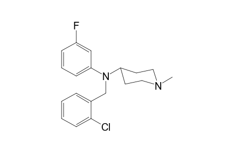 N-(2-Chlorobenzyl)-N-(3-fluorophenyl)-1-methylpiperidin-4-amine