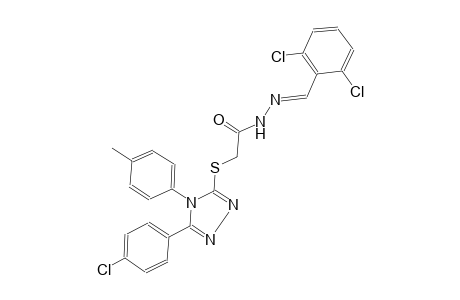 acetic acid, [[5-(4-chlorophenyl)-4-(4-methylphenyl)-4H-1,2,4-triazol-3-yl]thio]-, 2-[(E)-(2,6-dichlorophenyl)methylidene]hydrazide