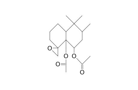 1a-Acetoxy-9a-acetoxymethyl-8a,8'-epoxy-3a,4,4-trimethyl-trans-decalin