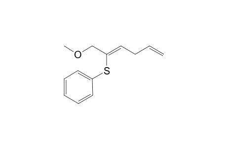 6-Methoxy-5-phenylthiohexa-1,4(Z)-diene