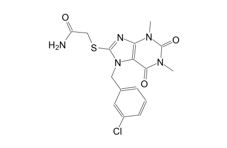 acetamide, 2-[[7-[(3-chlorophenyl)methyl]-2,3,6,7-tetrahydro-1,3-dimethyl-2,6-dioxo-1H-purin-8-yl]thio]-