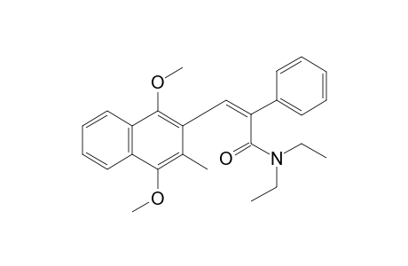 (Z)-3-(1,4-Dimethoxy-3-methylnaphthalen-2-yl)-N,N-diethyl-2-phenylacrylamide