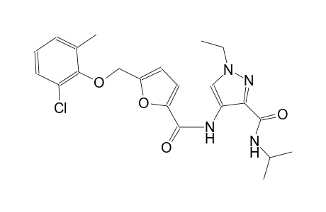 4-({5-[(2-chloro-6-methylphenoxy)methyl]-2-furoyl}amino)-1-ethyl-N-isopropyl-1H-pyrazole-3-carboxamide