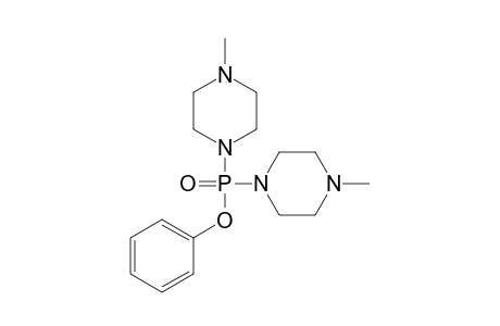Phosphinic acid, bis(4-methyl-1-piperazinyl)-, phenyl ester