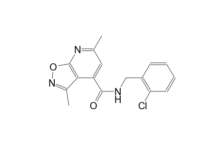 isoxazolo[5,4-b]pyridine-4-carboxamide, N-[(2-chlorophenyl)methyl]-3,6-dimethyl-