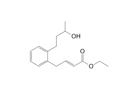 Ethyl (E)-4-[2-(3-hydroxybutyl)phenyl]but-2-enoate