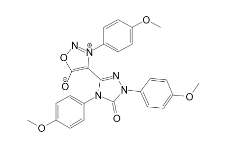 4-[1,4-Bis(4-methoxyphenyl)-5-oxo-4,5-dihydro-1H-1,2,4-triazol-3-yl]-3-(4-methoxyphenyl)sydnon