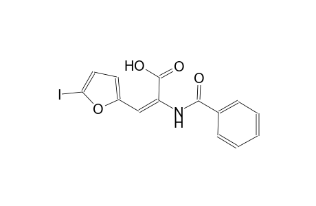 (2E)-2-(benzoylamino)-3-(5-iodo-2-furyl)-2-propenoic acid
