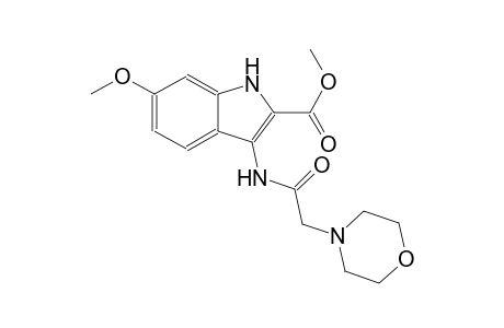 methyl 6-methoxy-3-[(4-morpholinylacetyl)amino]-1H-indole-2-carboxylate