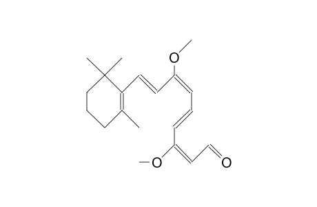 3,7-Dimethoxy-9-(2,6,6-trimethyl-1-cyclohexen-1-yl)-(2Z,4E,6Z,8E)-2,4,6,8-nonatetraen-1-al