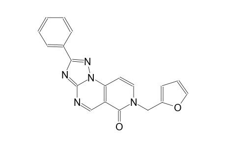 pyrido[3,4-e][1,2,4]triazolo[1,5-a]pyrimidin-6(7H)-one, 7-(2-furanylmethyl)-2-phenyl-
