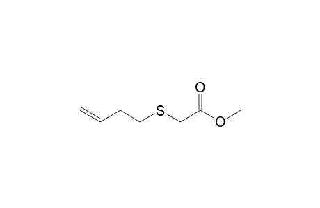 2-(but-3-enylthio)acetic acid methyl ester