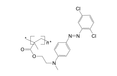 Poly{n-methyl-n-[4-(2,5-dichlorophenyl)-azophenyl]-2-aminoethyl methacrylate}