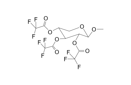 Methyl-2,3,4-tri-O-trifluoracetyl.beta.d-xylopyranoside