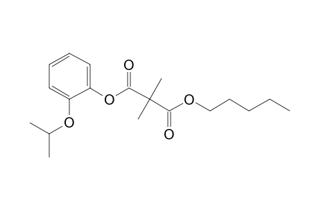 Dimethylmalonic acid, 2-isopropoxyphenyl pentyl ester