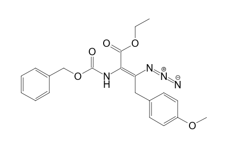 Ethyl 3-azido-2-(benzyloxycarbonylamino)-3-(4-methoxybenzyl)acrylate