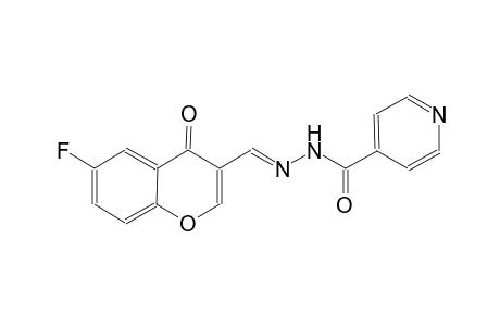 N'-[(E)-(6-fluoro-4-oxo-4H-chromen-3-yl)methylidene]isonicotinohydrazide