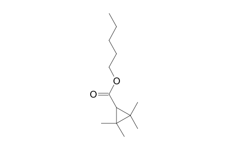 2,2,3,3-tetramethyl-1-cyclopropanecarboxylic acid pentyl ester