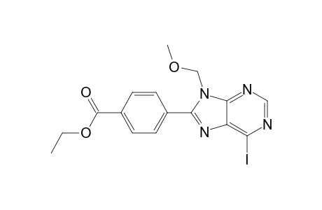 Ethyl 4-[6-Iodo-9-(methoxymethyl)-9H-purin-8-yl]benzoate