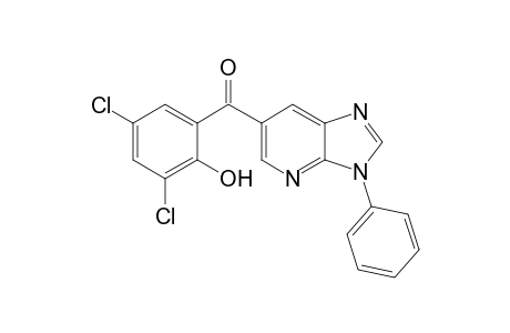 6-(2-Hydroxy-3,5-dichlorobenzoyl)-3-phenylimidazolo[4,5-b]pyridine