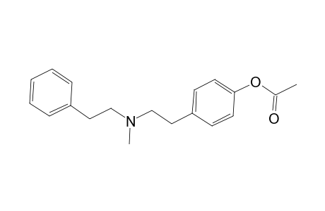N-methyl-beta-(p-acetoxyphenyl)-beta'-phenyl-diethylamine